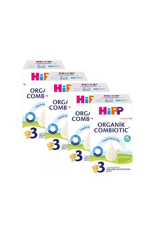 Hipp Organik Combiotic 3 Devam Sütü 600 G 4 Adet Hipp Organik Combiotic 3 Devam Sütü 600 G 4 Adet