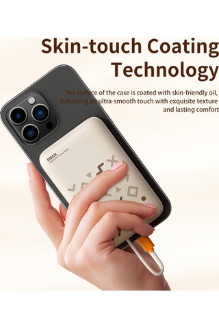 P28 10.000 Mah 20w Magsafe Kablosuz Powerbank Dijital Gösterge Siyah