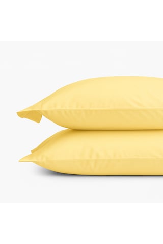 Prime Sleeks %100 Pamuk Yastık Kılıfı 2 Adet - Sarı - 50x70cm Sarı
