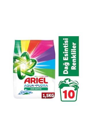 Ariel Parlak Renkler Toz Çamaşır Deterjanı 10 Yıkama 1500 G