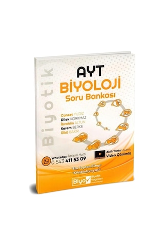Ayt Biyoloji Biyotik Soru Bankası 2026