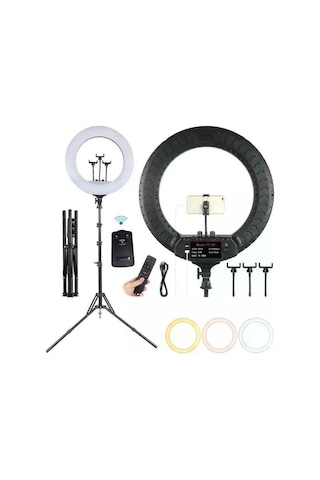 Ring Liğht Led 5500kw 18inch Makyaj Çekimleri Makeup Çekimleri Sac Çekimler Youtuber Kit