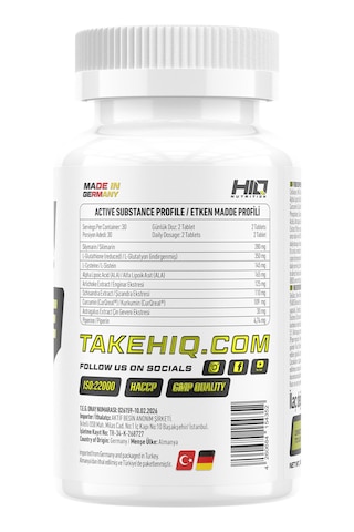 Hıq Cycle Pak 60 Tablet