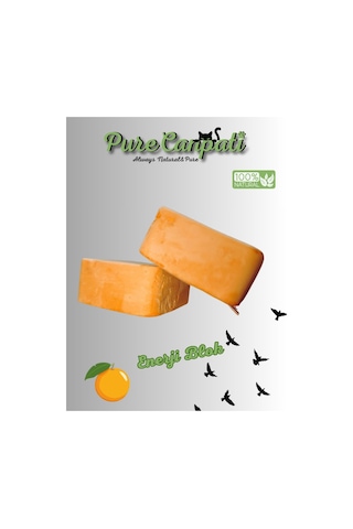 Purecanpati Portakallı Enerji Blok 10 Adet Ve 10 Adet Gaga Taşı