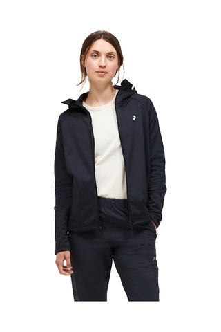 Peak Performance Peak Performance Rider Zip Hood Kadın Siyah Fleece 28860 Siyah