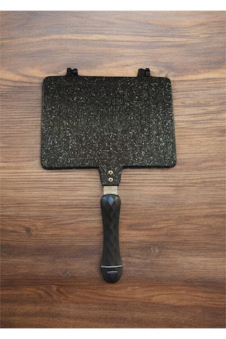 Leony Döküm Granit Ocak Üstü El Tost Makinesi 25 x 18 CM