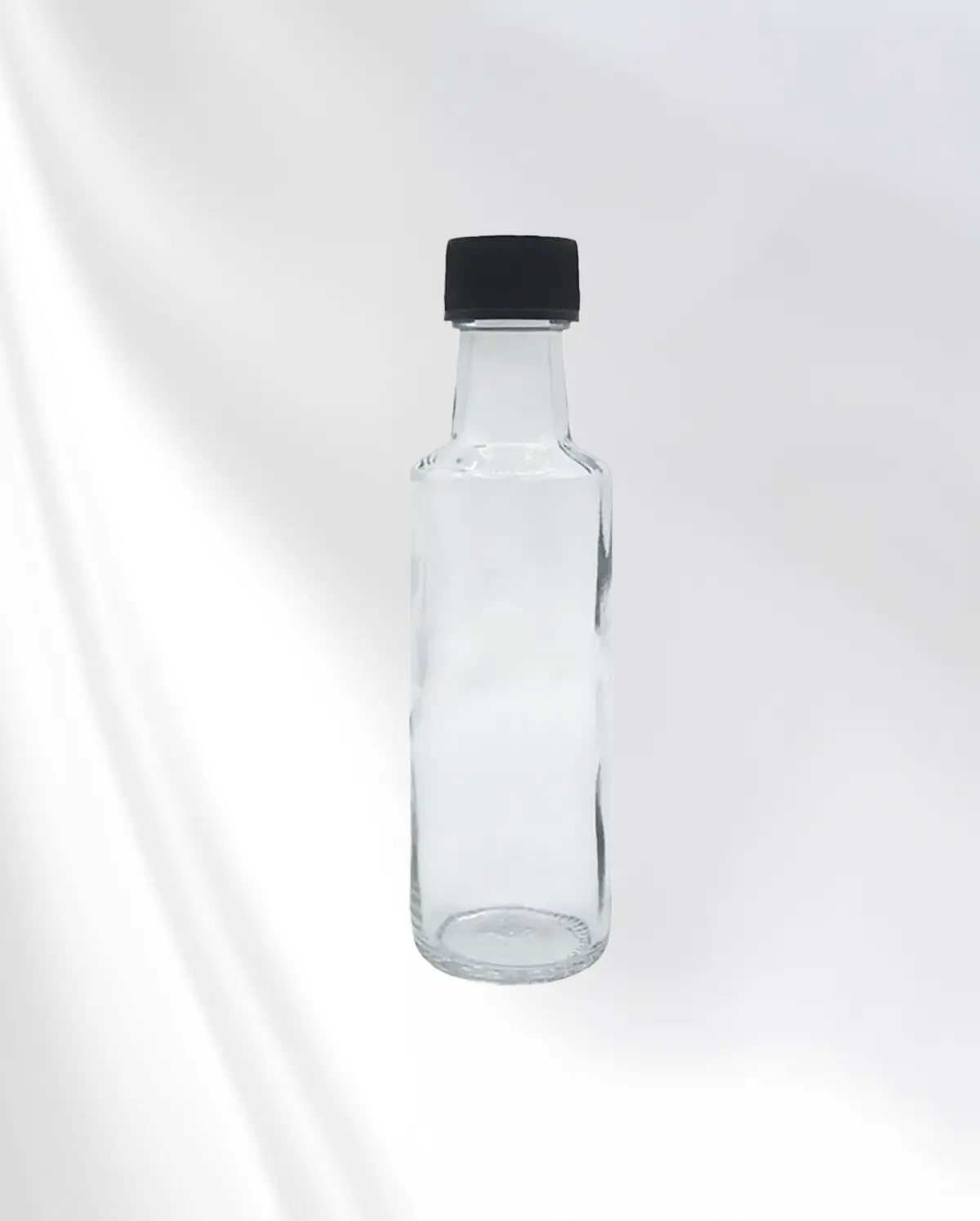 6 Adet 100 Ml Şeffaf Dorika Sızdırmaz Kapaklı Yuvarlak Sos, Yağ Çok Amaçlı 100 Cc Boş Cam Şişe Şeffaf