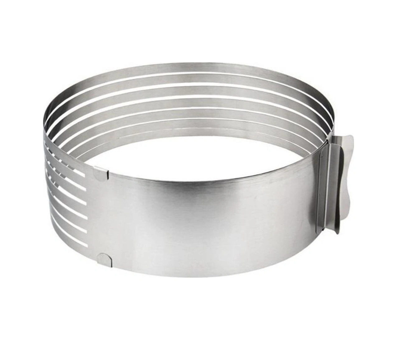 Geeksen 304 Paslanmaz Çelik Ayarlanabilir 24.5-30.5cm 7 Katlı Pasta Dilimleyici, Ekmek Ve Pasta Kesici Mutfak Aleti Diğer