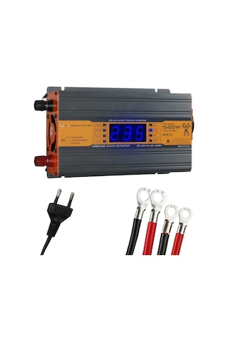 Powermaster Pm-1500a 12 Volt 1500 Watt Led Ekranlı Power Inverter