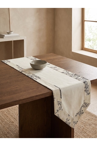 Toilea Charcoal Panel Runner Çok Renkli