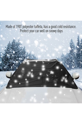 Monyee 150x120cm Araba Cam Kapağı: Uv Engelleme, Su Ve Toz Dayanıklı, Sekerli Kar Ve Buz Koruyucu Örtü