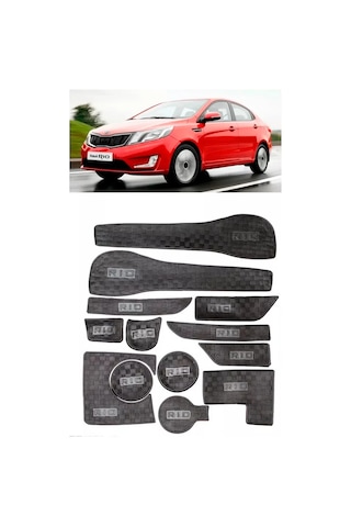 Gradicom Kia Rio 2011-2014 İçin Bardak Çatalı Ve Nişlikler İçin Paspaslar 191687836