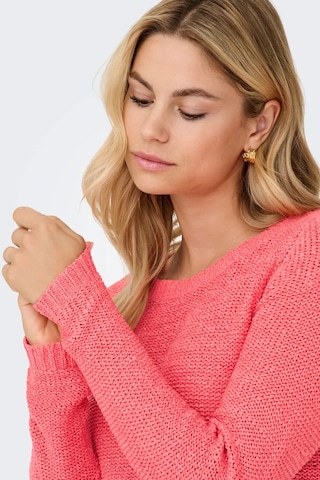 Only Kadın Onlgeena Uzun Kollu Örme Kazak 15113356 Şeker Pembe Pembe