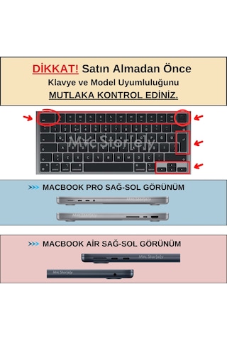F Klavye Apple Uyumlu MacBook Air-pro M1-m2-m3-m4 Yeni Düzen Touchbarsız A2681 A3113 A2941 A3114 A2442 A2779 A2992 A2918 A2485 A2780 A2991 İle Siyah