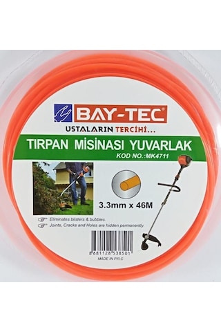 Bay-Tec MK4711 Tırpan Misinası Yuvarlak 3.3 x 46 M