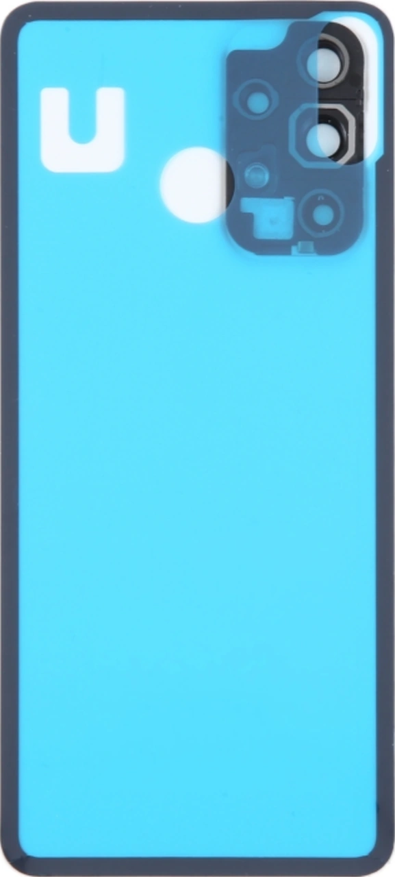 Teknonet Samsung Galaxy A53 Uyumlu Kamera Camlı Batarya Kapağı - Beyaz Beyaz