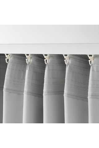 Karartma Perde/2 Kanat, Gri, 145x300 Cm Gri