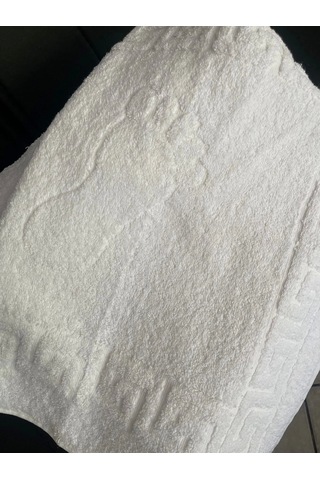 Otel Tipi 10 Adet Ayak İzi Havlusu 50x70 200 Gr. Beyaz