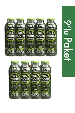 9'lu Organik Smoothie Well Greens 414 Ml