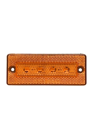24v Yan Sinyal Lambası Dorse Side Marker Sarı 4 Ledli 100 40 Mm E37