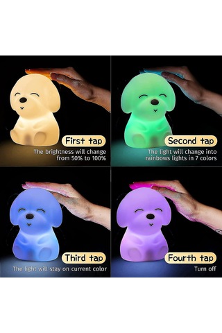 Sevimli Köpek Yavrusu Gece Lambası, Taşınabilir Led Çocuk Gece Lambası Çocuklar İçin Diğer