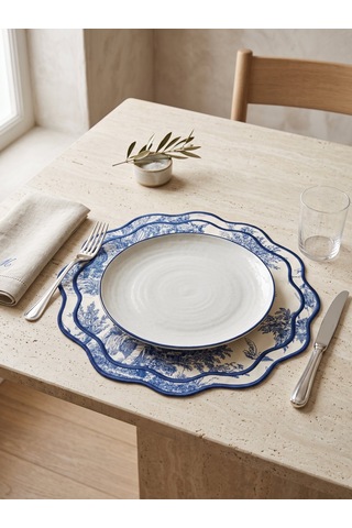 Toile Azure Amerikan Servis Çok Renkli