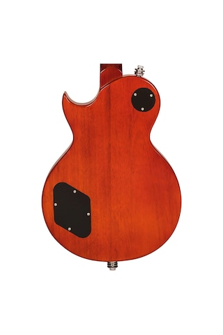 Vintage V100 Reissued Elektro Gitar - Flamed Amber