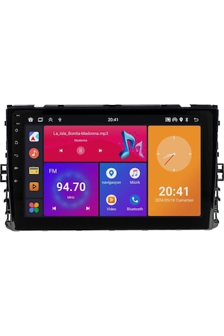 Volkswagen Transporter Android Multimedya Sistemi 2019-2024 For-x 6/128