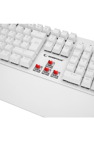 Rampage KB-R86 Umbrea Rainbow Red Switch Full Mekanik Klavye