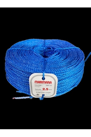 Marmara Ambalaj İpi 2,5mm 200 Metre Urgan Mavi