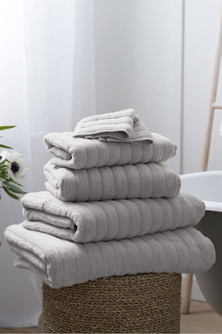 Hydrocotton Havlu Kabarık, Emici Ve Çabuk Kuruyan %100 Pamuklu Tekli Gri