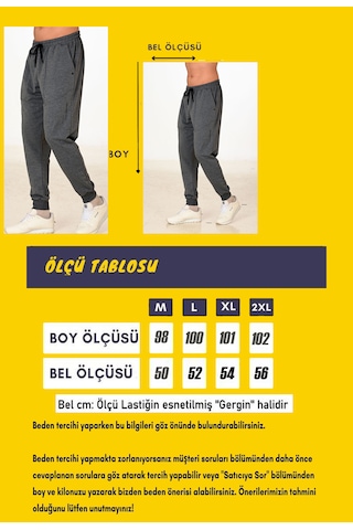 Marco Ferry Antrasit Erkek Kompakt Ikiiplik Eşofman Altı Edy5442a Antrasit Melanj
