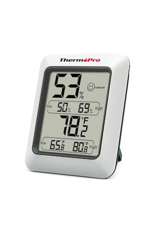 ThermoPro TP50 Termometre İç Mekan Dijital Sıcaklık ve Nem Ölçer