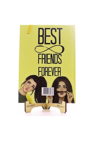 Star Global Lastikli Noktalı Sert Kapak Best Friend Defter