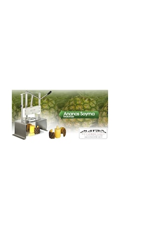 Ananas Soyma Makinası Cancan Gümüş
