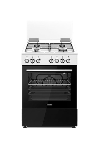 Tecna TF 613WBR+ 4 Gözü Gazlı Elektro Turbo Buhar Destekli Solo Fırın Beyaz