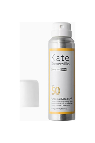 Kate Somerville Uncomplikated Spf 50 Makyaj Sabitleyici Sprey 96g, Parlamayı Önleyen Ve Cildi Koruyan Lüks Bitirici