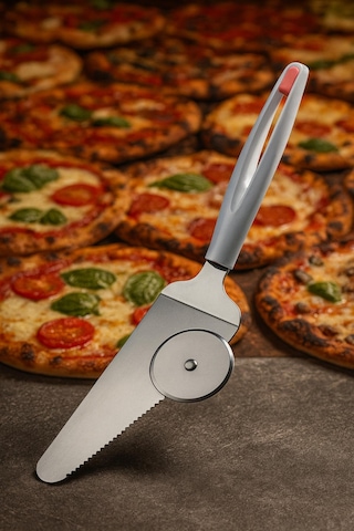 Again Pizza Kesme & Servis Spatula Paslanmaz Çelik