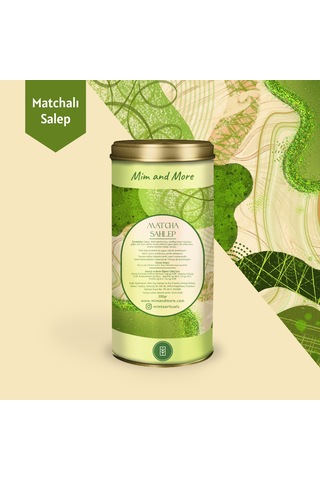 Matcha Salep Tin, 200 Gr