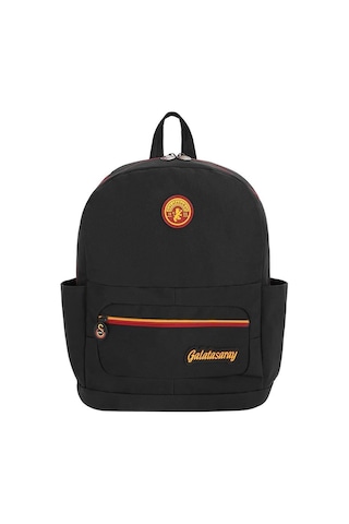 Me Galatasaray Leon Rubber Siyah Sırt Çantası 25528 Desenli