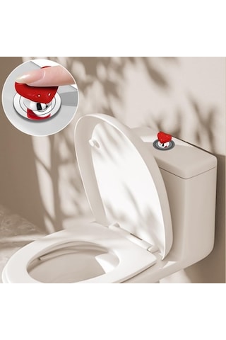 Büro Ev Klozeti İçin Kalp Tasarımlı Sifon Tuşu Diğer