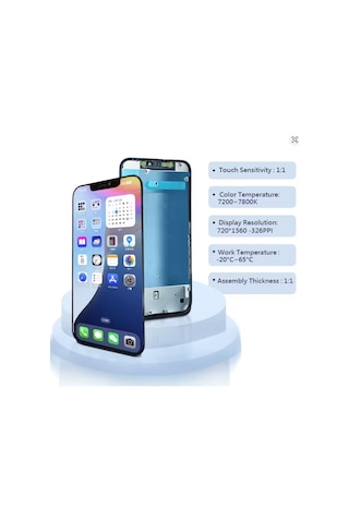 Apple iPhone Uyumlu 11 A Kalite Ön Lcd Ekran Dokunmatik Sıvı Bandı Kırılmaz Tamir Seti Set