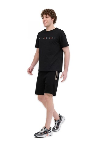 Lumberjack 6m Ml Messus 11urbng2022 6fx Kısa Kolu Siyah Unisex T-shirt