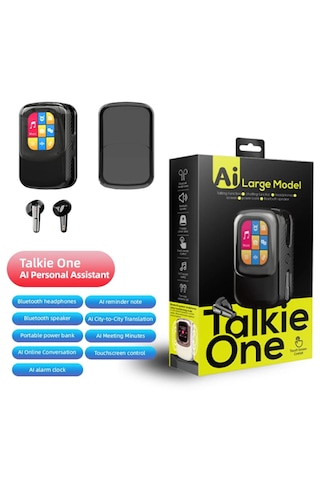 Beemen Talkie One Aı Large Bluetooth 6.0 Akıllı Kulak İçi Kulaklık ve Dokunmatik Ekranlı Şarj Kutusu