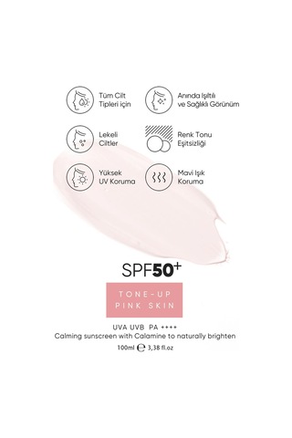 Gaia London Ton-Up Pink Nemlendirici Etkili Yüksek Korumalı Güneş Kremi SPF50+ 100 ML