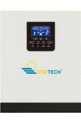 Uretech 3kva 2400 Watt 24v Tam Sinüs Akıllı Mppt 40a İnverter