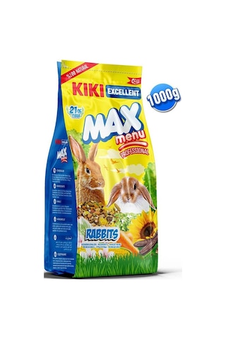 Kiki Excellent Max Menu Tavşan Yemi 1 Kg