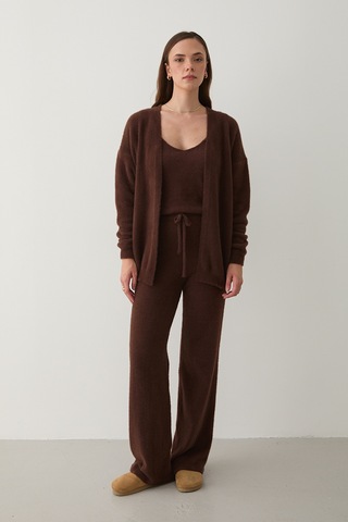 Kahverengi Yumoş Üçlü Takım Kahverengi