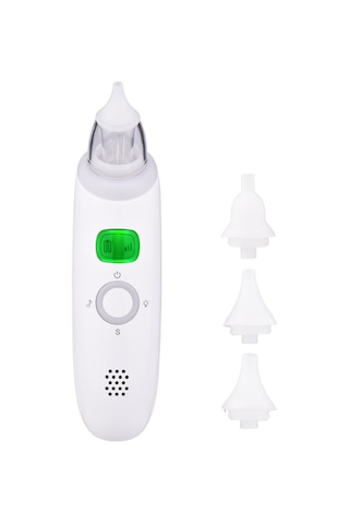 Geeksen Bebekler İçin 3 Seviyeli Sessiz Emme Gücüne Sahip Şarj Edilebilir Elektrikli Burun Aspiratörü 112 Karakter