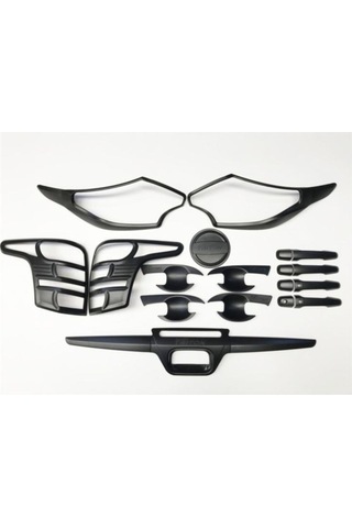 Autogp Mitsubishi L200 Dış Kaplama Seti Siyah Set Full 2015+ Mt-512626